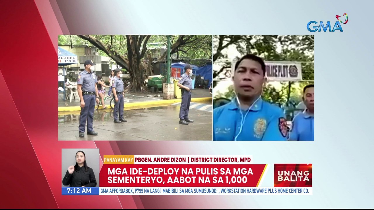 Pulisya, naghahanda na para mapaigting ang seguridad sa Undas | UB