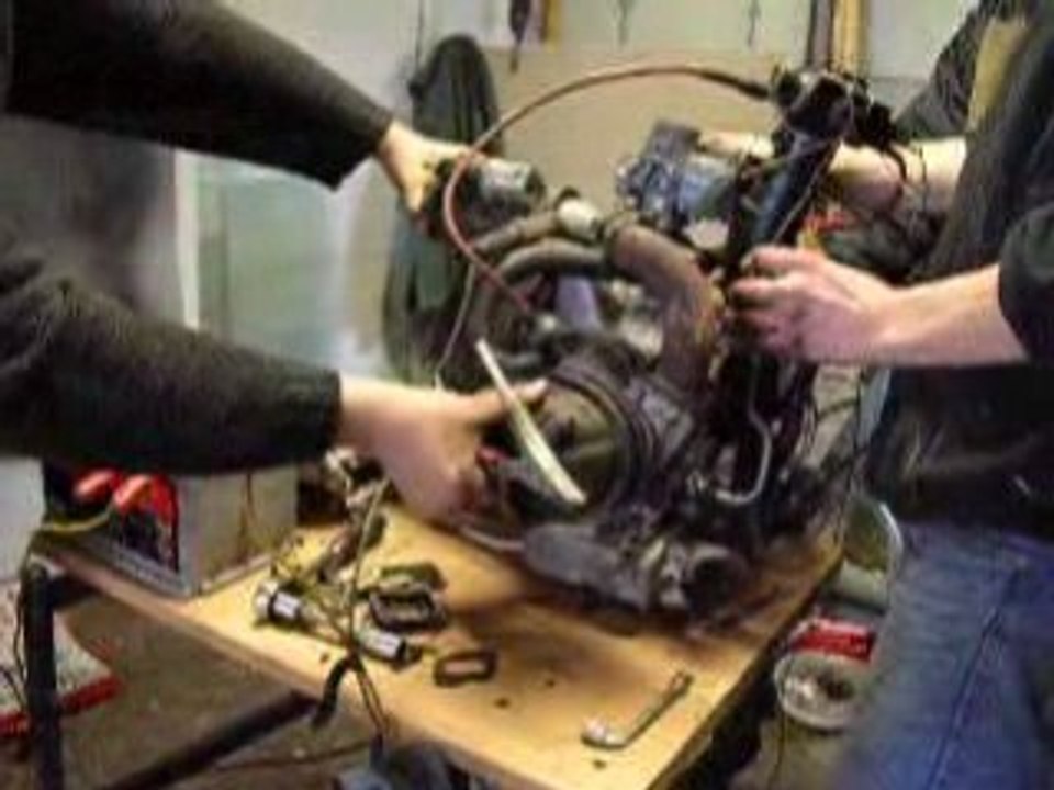 moteur 2cv6 après refection