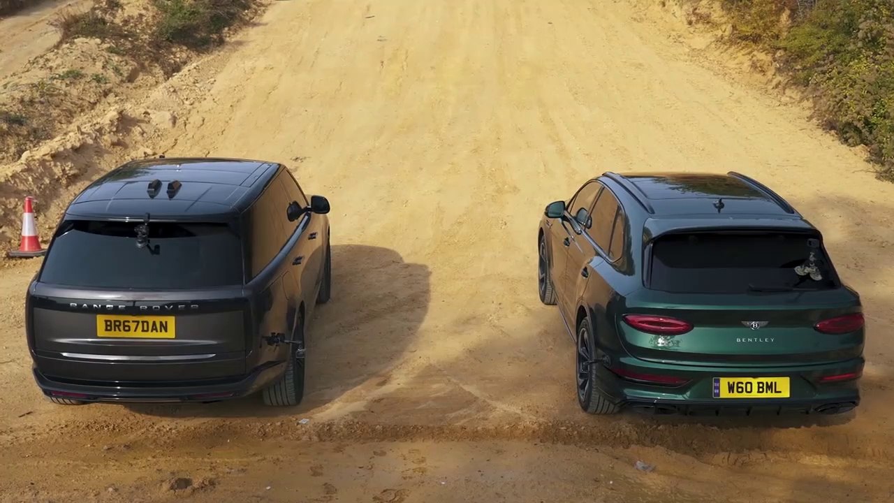 New Range Rover V8 v Bentley Bentayga_ OFF-ROAD BATTLE!