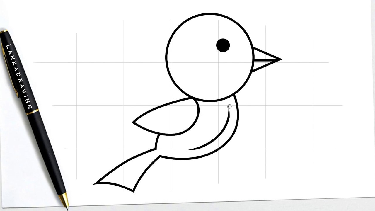 learn to draw cute and simple birds for kids 2