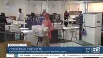 Election workers began processing ballots in Maricopa County