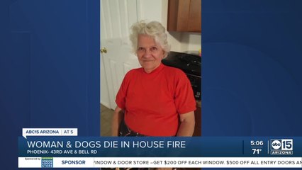 Woman in her 80s has died after house fire