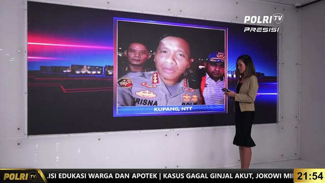 LIVE KOMBES POL RISHIAN KRISNA KAPOLRESTA KUPANG - KAPAL TERBAKAR DIPERAIRAN KUPANG