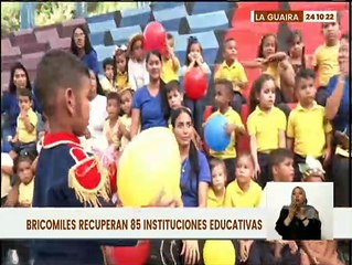 Bricomiles rehabilitaron la E.N.B Manuel Segundo Sánchez del estado La Guaira