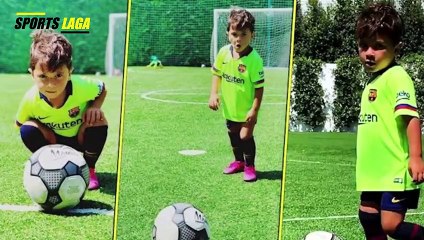 Amazing Skills Thiago Messi .. !!!