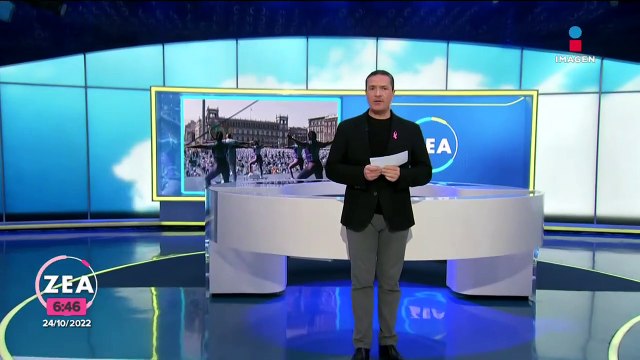 Clase de Trampolines Fitness en el Zócalo de la CDMX rompe Récord Guinness
