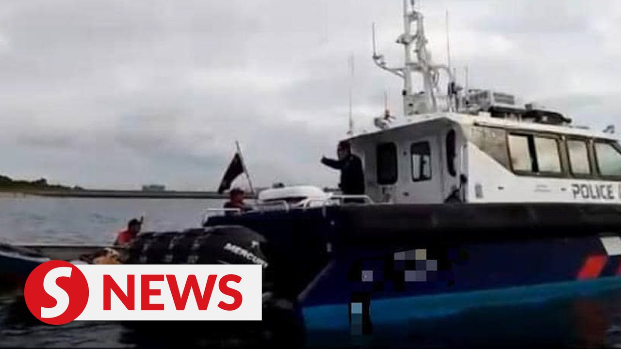 Johor fishermen lodge police report over viral incident with Singapore Coast Guard