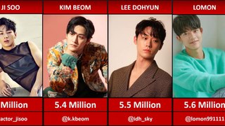 Most Followed K-Drama Actors on Instagram 2022 :Comparison