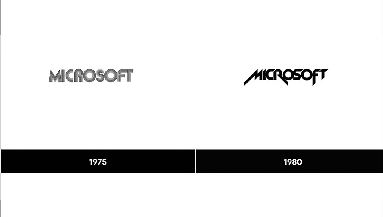 Microsoft - Logo Evolution