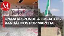 Daños desvirtúan el fondo de la protesta: UNAM tras afectaciones en CU