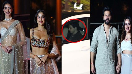 Aryan Khan, Janhvi, Ananya, Varun-Natasha ऐसे पहुंचे Sonam Kapoor की Diwali Party में! | FilmiBeat