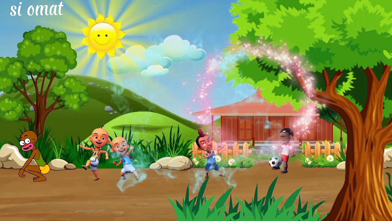 Animasi kartun lucu Upin & Ipin kampung durian runtuh - cartoon animation