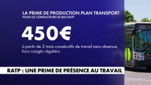 RATP : une prime de présence au travail