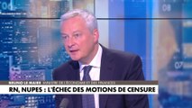 Bruno Le Maire : «Le Rassemblement national a fait le choix du reniement de ses convictions pour semer le désordre»