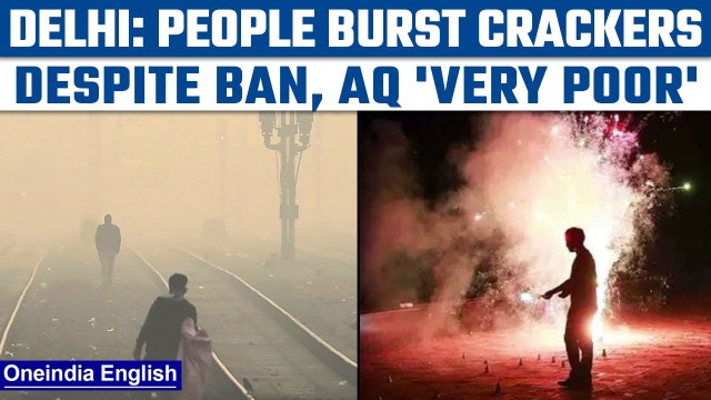 Delhi's air quality in ‘very poor’ category day after Diwali; AQI stands at 323 | Oneindia News*News