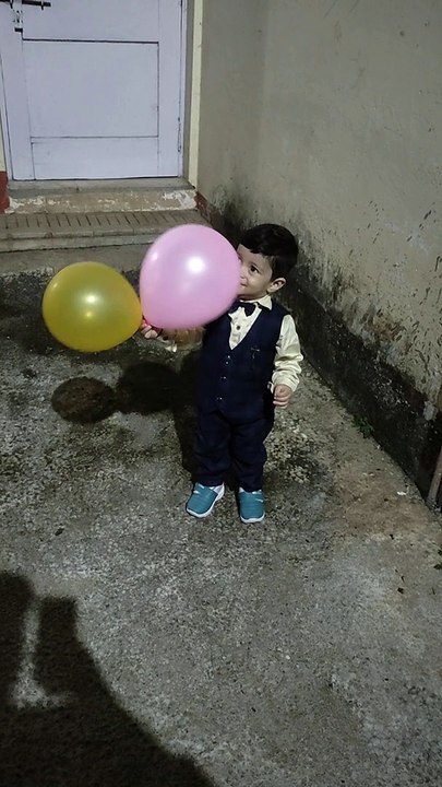 Little Kabeer playing