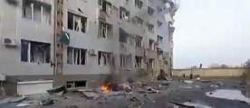 Explosão provoca grandes danos em Melitopol. Veja o vídeo
