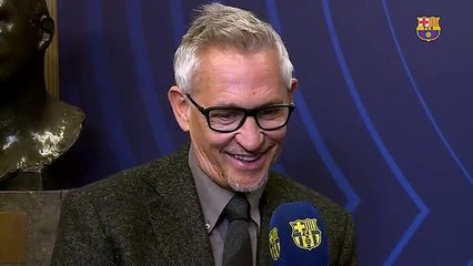 Las declaraciones de Gary Lineker tras recibir el Premio Vázquez Montalbán / FCB
