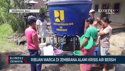 Ribuan Warga Di Jembrana Alami Krisis Air Bersih