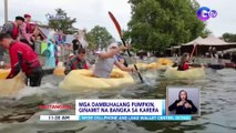 Mga dambuhalang pumpkin, ginamit na bangka sa karera | BT