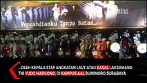 Tradisi Unik Wisuda Purna Wira Pati TNI AL Tarik Miniatur KRI Dewa Ruci