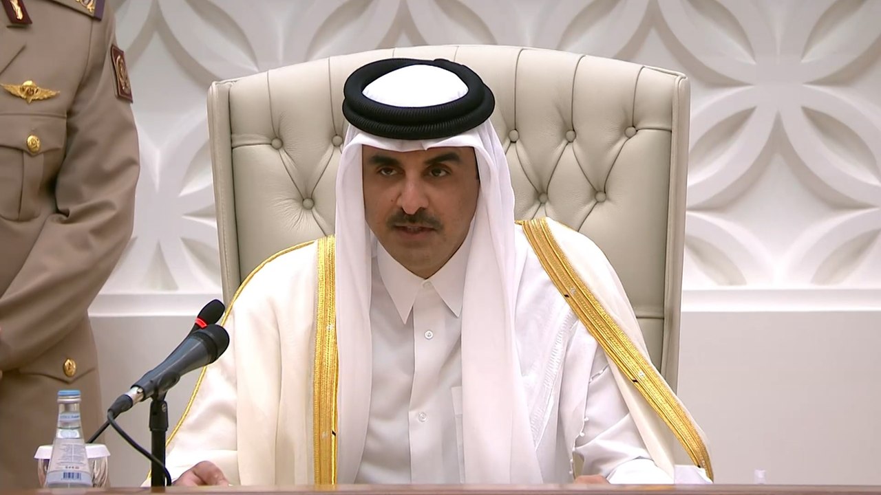 أمير دولة قطر يفتتح الدور الثاني من الفصل التشريعي الأول لمجلس الشورى