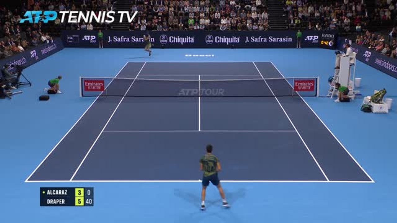Highlights: Alcaraz zieht Kopf aus der Schlinge