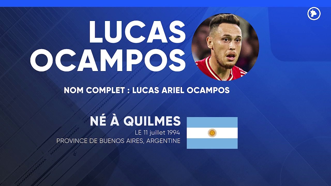 La fiche technique de Lucas Ocampos