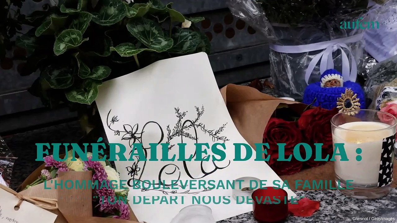 Funérailles de Lola : l'hommage bouleversant de sa famille : "Ton départ nous dévaste"