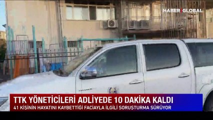 Amasra'daki maden faciası: TTK yöneticileri adliyede 10 dakika kaldı