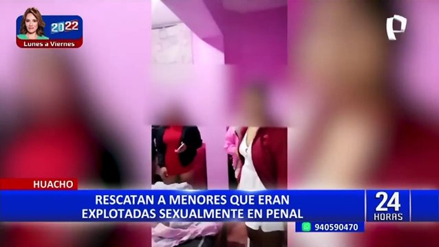 Rescatan a menores de edad que eran explotadas sexualmente en el penal de Carquín Huacho