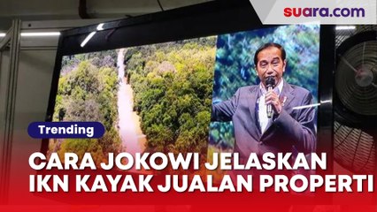 Cara Jokowi Jelaskan IKN Dibilang Mirip Feni Rose, Warganet Malu: Masa Seorang Presiden Jualan Properti