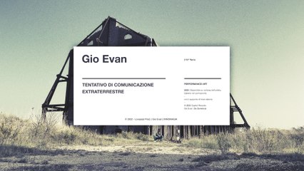 Gio Evan - De Dominicis