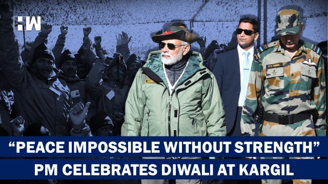 Peace Impossible Without Strength : PM Modi Celebrates Diwali With Indian Army Soldiers At Kargil