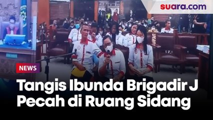 Скачать видео: Tangis Ibunda Brigadir J Pecah di Ruang Sidang: Hancur Menerima Kabar Duka