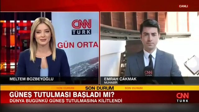 Parçalı Güneş tutulması başladı