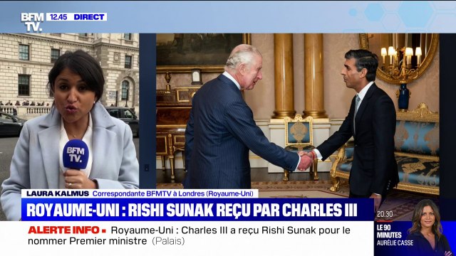 Royaume-Uni: Charles III a reçu Rishi Sunak pour le nommer Premier ministre