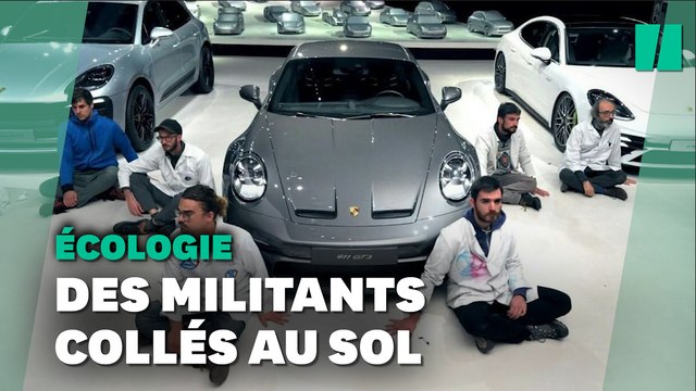 L'action de ces militants du climat dans un musée Porsche ne s'est pas passée comme prévu