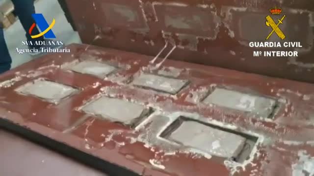 La Guardia Civil incauta en Valencia 620 kilos de cocaína