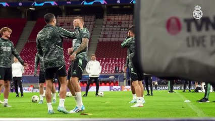 Good vibes ahead of RB Leipzig - Real Madrid | Champions League