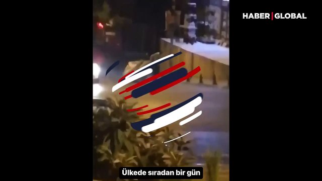 Kağıt toplayıcısının 'elektrikli kaykay' ile çalıştığı anlar gülümsetti