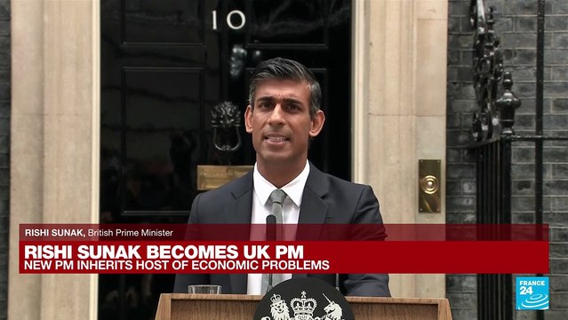 REPLAY: Sunak pledges to ‘earn trust’ in first speech as UK PM