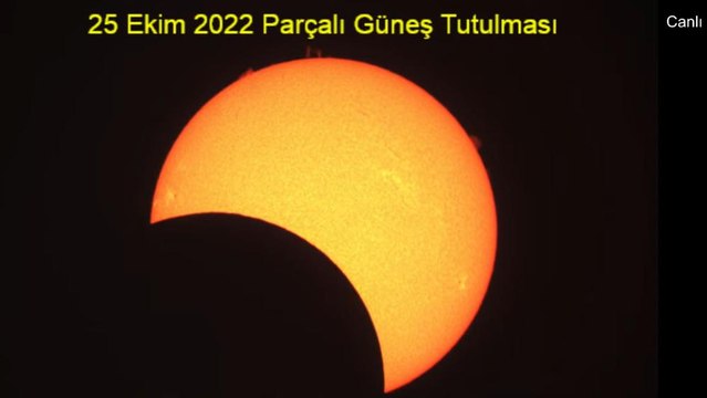 Parçalı Güneş tutulması Türkiye'den gözlemleniyor