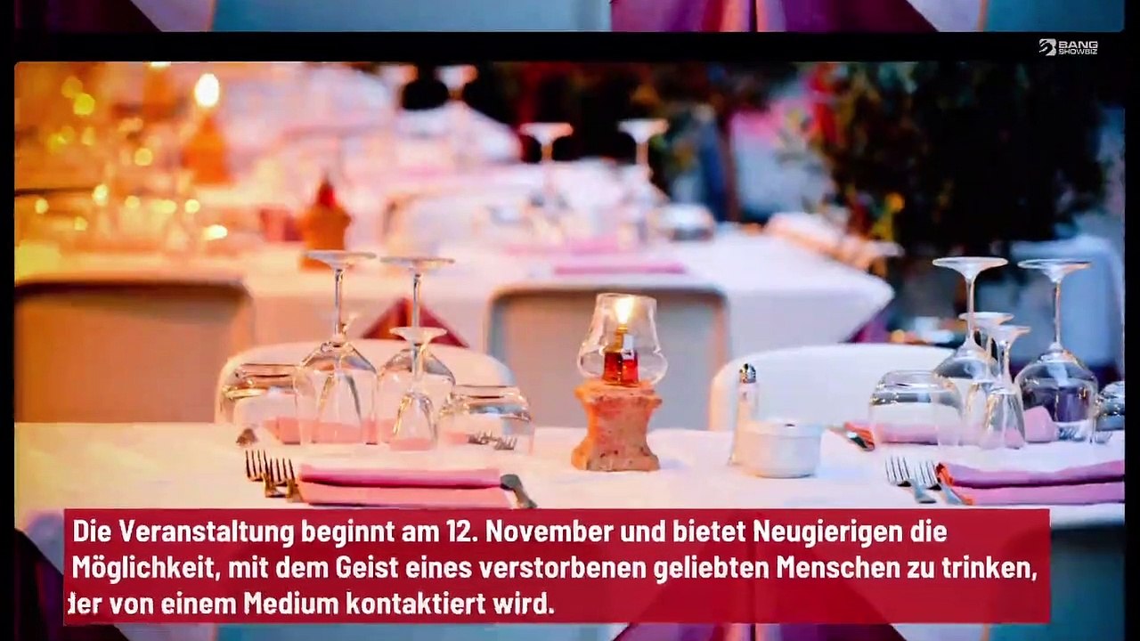 Restaurant bietet: Dinner mit verstorbenen Angehörigen
