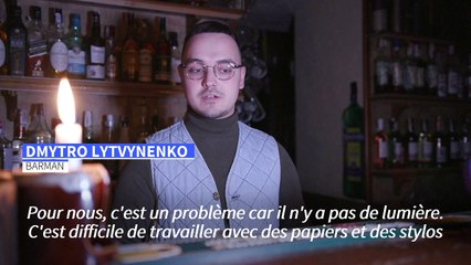 A Kiev, dîner à la bougie obligatoire en raison des coupures de courant