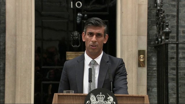 J'ai été choisi pour réparer des erreurs : les premiers mots de Rishi Sunak, nouveau Premier ministre britannique