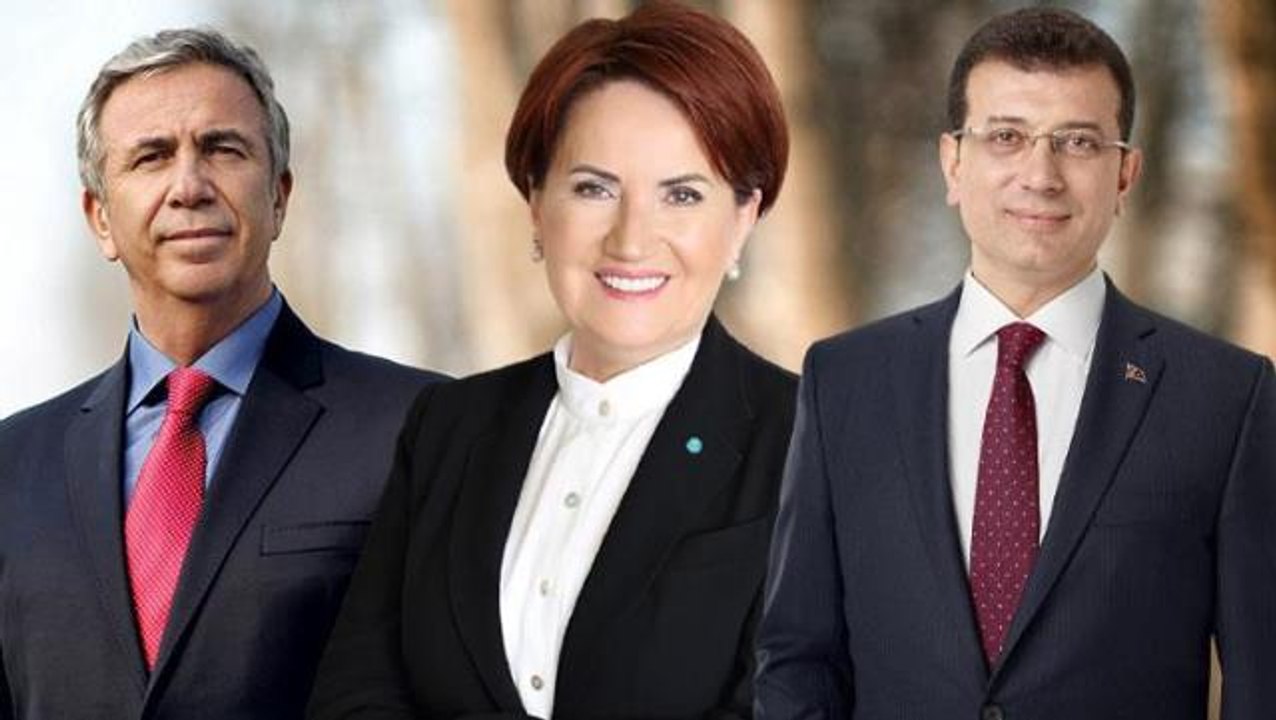 İYİ Parti lideri Akşener'in konuşması sırasında Yavaş ve İmamoğlu'nun paylaşımları dikkat çekti