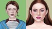 ASMR Stranger Things 4 - Max makeup transformation into Sadie Sink _ 2D Makeup a