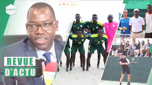 REVUE D'ACTUALITÉ DE CE 25 OCTOBRE : Road to Qatar, Carton plein pour les Lions du sable, 1er journée Tennis ITF junior ....