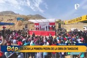 Trujillo: colocan primera piedra para obra en carretera que beneficiará a 32 000 pobladores de Chao